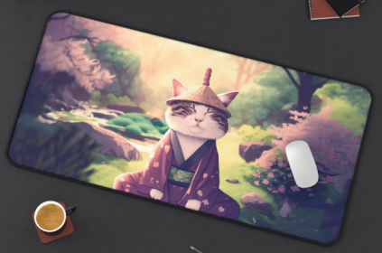 Tranquil Tabby Deskscape