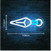 Ninja Glow Kunai Neon Lamp