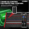 5 Core 24 Channel Audio Mixer with Bluetooth
