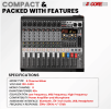 5 Core 8 Channel Audio Mixer with Bluetooth