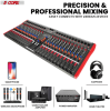 5 Core 24 Channel Audio Mixer with Bluetooth