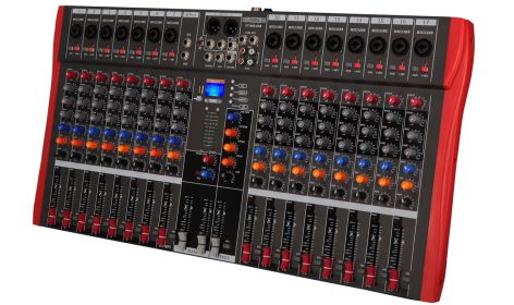 Amazon: 5 Core Audio Mixer 16 Channel DJ Sound Board w Bluetooth USB PC Recording Professional PA Analog Mixing Interface For Karaoke Singing Mus