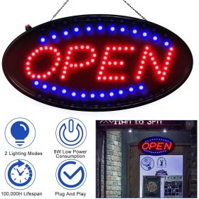 RadiantMotion 'OPEN' Sign