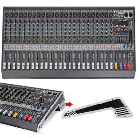 5 Core Audio Mixer 24 Channel DJ Mixing Board Bluetooth USB Analog Professional Mezclador De Audio - MX 24CH L