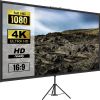 VEVOR VividView 70" Portable Projector Screen with Stand