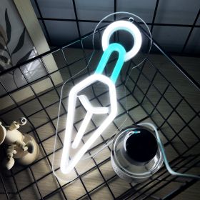 Ninja Glow Kunai Neon Lamp