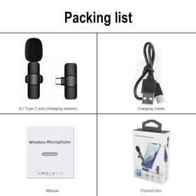 Professional Wireless Lavalier Lapel Microphone For IPhone
