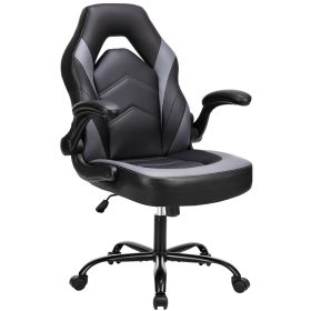 Sweetcrispy Gaming Chair - PU Leather Computer Chair Ergonomic Office Chair with Lumbar Support