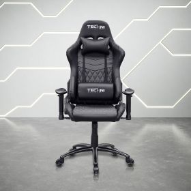 Techni Sport TS-5100 Ergonomic High Back Racer Style PC Gaming Chair, Black (Color: as pic)