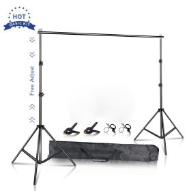 Photo Studio Background Photography Backdrop Stands Backdrops Chromakey Green Screen Support System Frame Carry Bag Light Kits (Size (mm): 2600X3000mm)