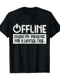 Gamer Gaming Video Games T-Shirt (Color: Black, size: L)