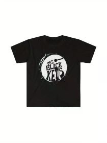 THE BLACK KEYS T SHIRT BAND LOGO ROCK GLOW IN THE DARK AVAILABLE UNISEX LEGEND (Color: Black, size: L)