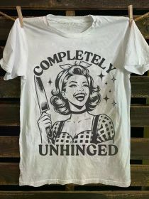 Punk Rock Band, Tv Poster Elements, Fun Horror Design Pattern T-Shirts, Soft 100% Cotton (Color: Black, size: L)