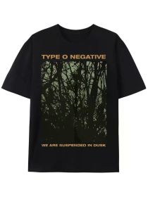 Rock Band Type O Negative Suspended in Dusk Essential T-Shirt Men Women Fashion Casual Tshirt Male Vintage Oversized Tops Tees (Color: Black, size: L)