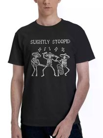 Mens T-Shirt Summer Cotton Tees Crew Neck Short Sleeve Graphic TshirtCouple Clothing 2025 Family T-Shirt (Color: Black, size: L)